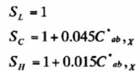 SL、SC、SH線性定義式