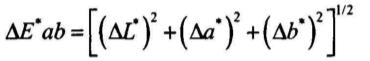 △Eab總色差計(jì)算公式