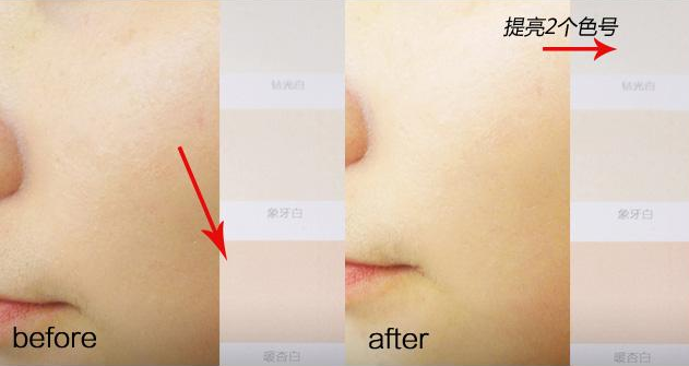 唇色與膚色差異