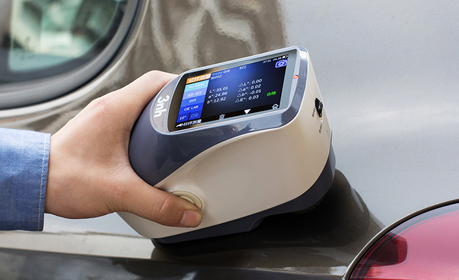 分光測色儀測試汽車涂膜的顏色