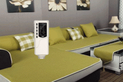 色差儀測量沙發(fā)墊的顏色差異